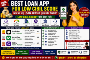 Best loan app for low cibil score